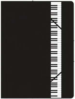 File with elastic band Keyboard