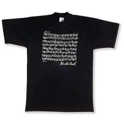 T-Shirt Bach black L